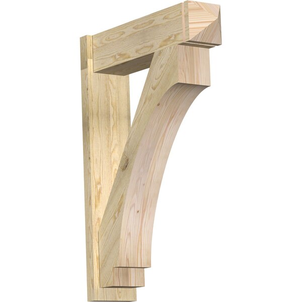 Ekena Millwork Imperial Arts & Crafts Rough Sawn Outlooker, Douglas Fir, 8"W x 30"D x 42"H OUT08X30X42IMP03RDF - main